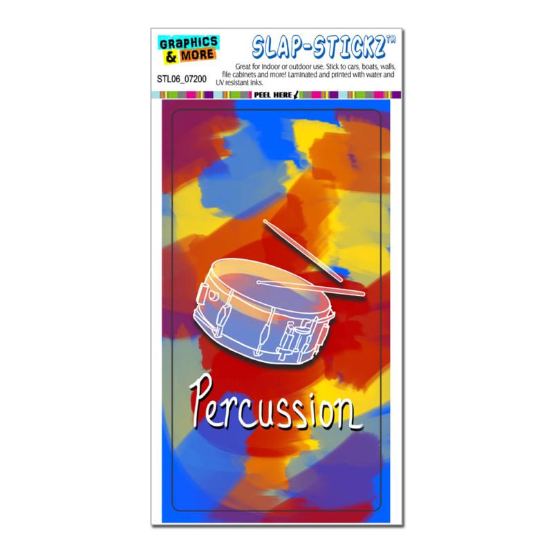 Percussion snare drums musical instrument music band slap-stickz™ bumper sticker