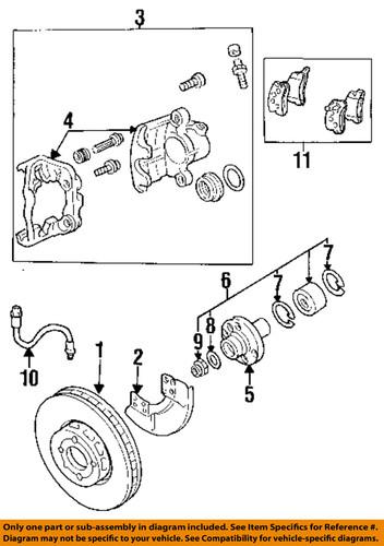 Volkswagen oem 1hm698151a disc brake pad/brake pad or shoe, front