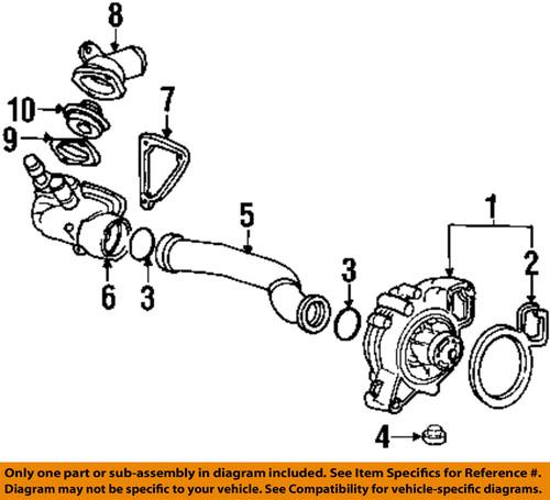 Saturn oem 3522676 water pump-thermostat o-ring