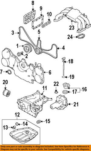 Subaru oem 15255aa100 engine oil filler cap/oil filler cap