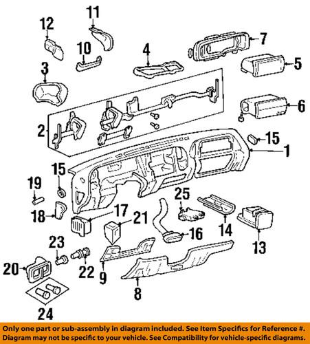 Gm oem 15739935 instrument panel-door ajar switch