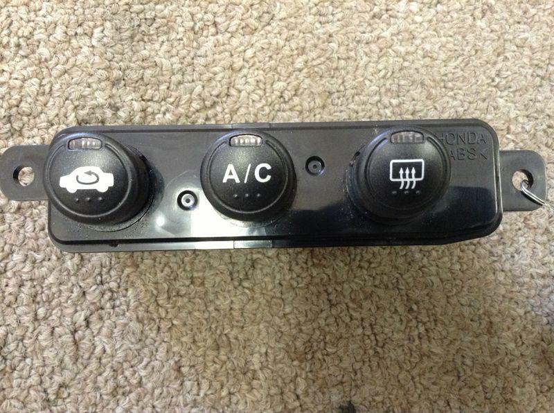 01 02 3 04 05 honda civic ac on rear defrost switch button oem ch77