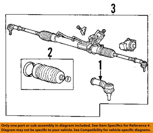 Jaguar oem c2z5517 steering tie rod end/tie rod