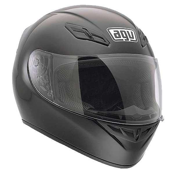 Agv k4 evo black solid full face street helmet new xl x-large