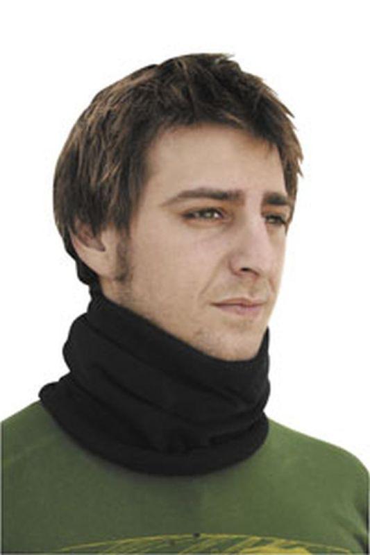 New zan cold weather neck warmer adult micro-fleece neck warmer, black, osfm