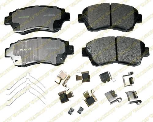 Monroe dx476 brake pad or shoe, front-monroe dynamics brake pad