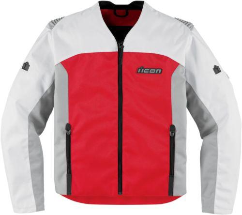 Icon device textile jacket red large  new