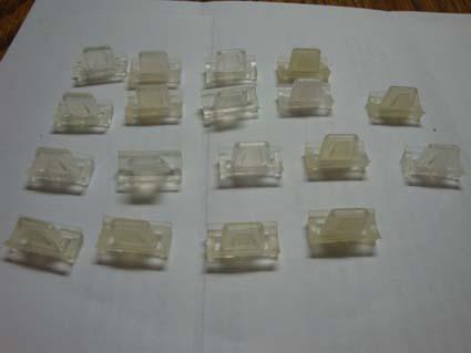 New 1966 chevy belair 4 door rear quarter molding clips 