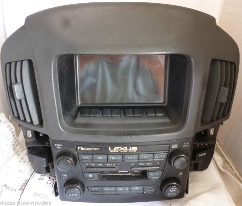 99-03 lexus rx300 radio nakamichi cassette player 86120-48050 *