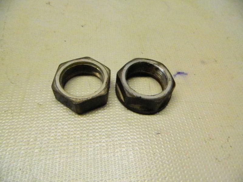 96 honda trx200 trx 200 d type ii 2 rear back axle jam nuts axel