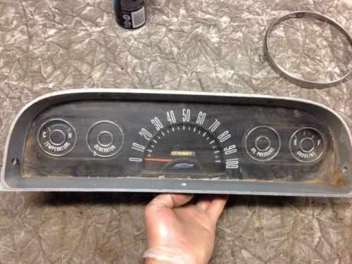 60 61 62 63  chevy truck speedometer cluster