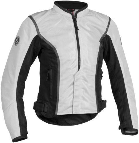 New firstgear women's contour womens mesh jacket, silver, xl