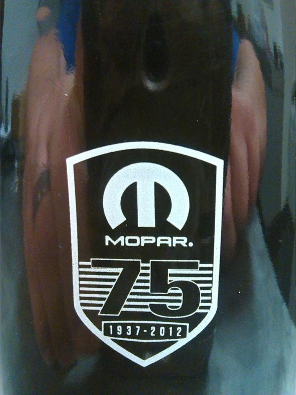 Mopar 75th parts dodge plymouth chrysler jeep ceramic mug 12 oz black