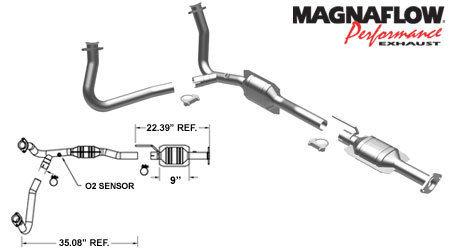 Magnaflow catalytic converter 93326 ford aerostar