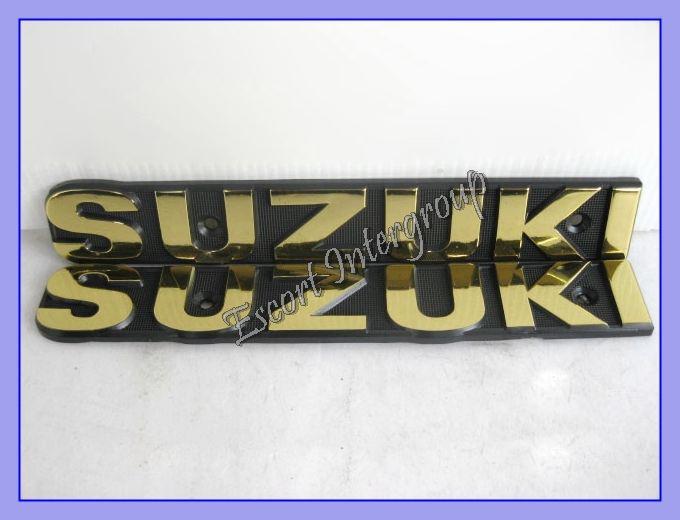 Suzuki a100 gp100 gt185 gt250 gt380 gt550 tank emblem l&r gold “2pcs” 