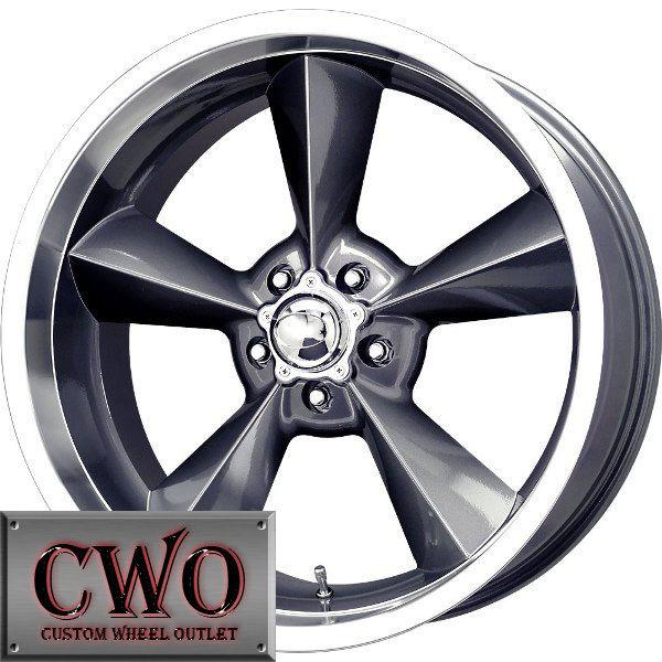 17 gunmetal mb old school wheels rim 5x114.3 5 lug jeep wrangler ranger explorer