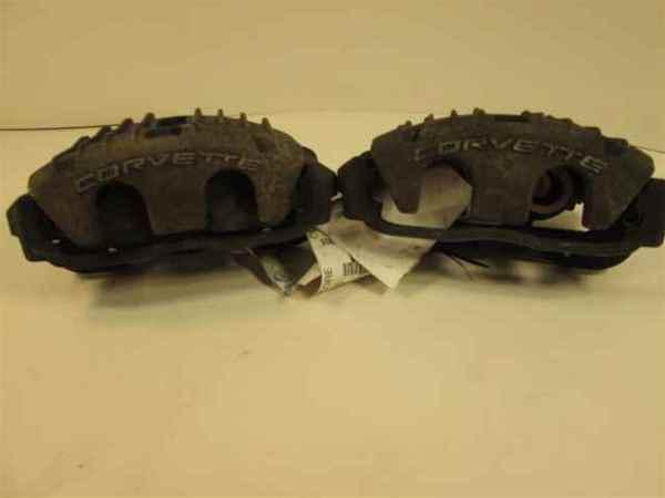 1998 corvette driver passenger front caliper set oem