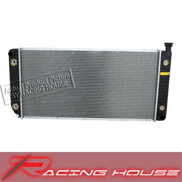 1994-2000 chevy gmc c/k pickup 5.7l v8 w eoc 1row aluminum cooling sys radiator