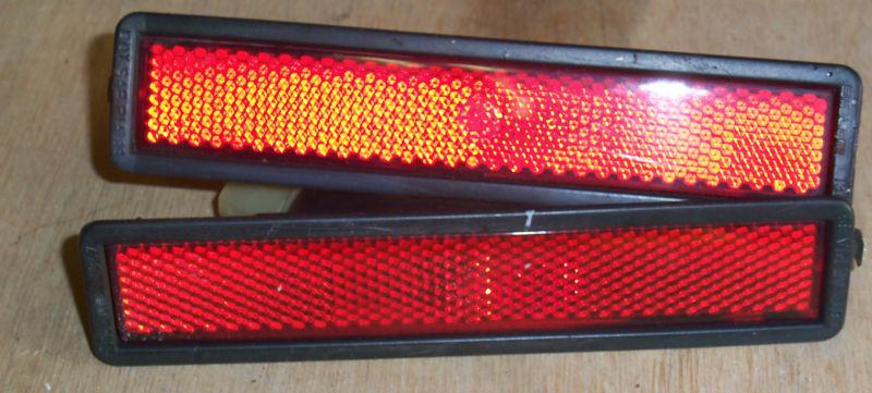 Bmw rear side marker lights red 5 and 7 series set of two.