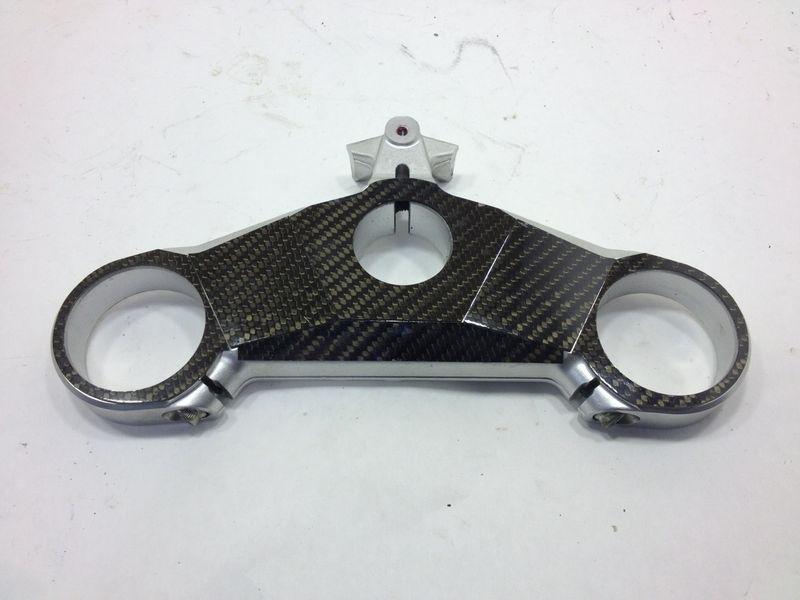 Ducati carbon fiber upper triple tree clamp yoke 848 evo 1098 1098 1198