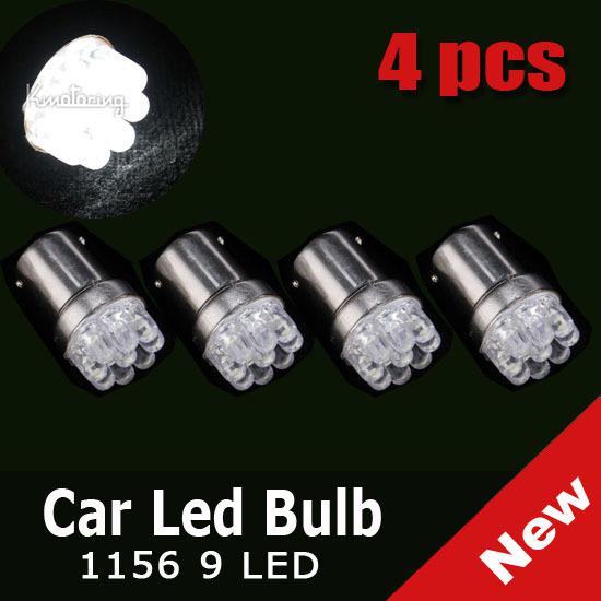 4x car 1156 382 tail brake turn signals 9 led bulbs lamp lights ba15s p21w super