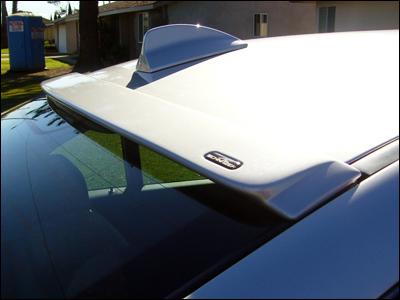 Painted abs rear roof deck spoiler - 07-11 bmw e90 4d 328i 335i m3 sedan lci