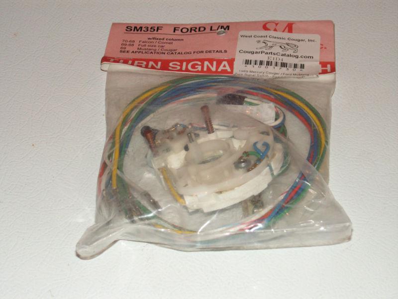 69 mustang turn signal switch - new in package- repro