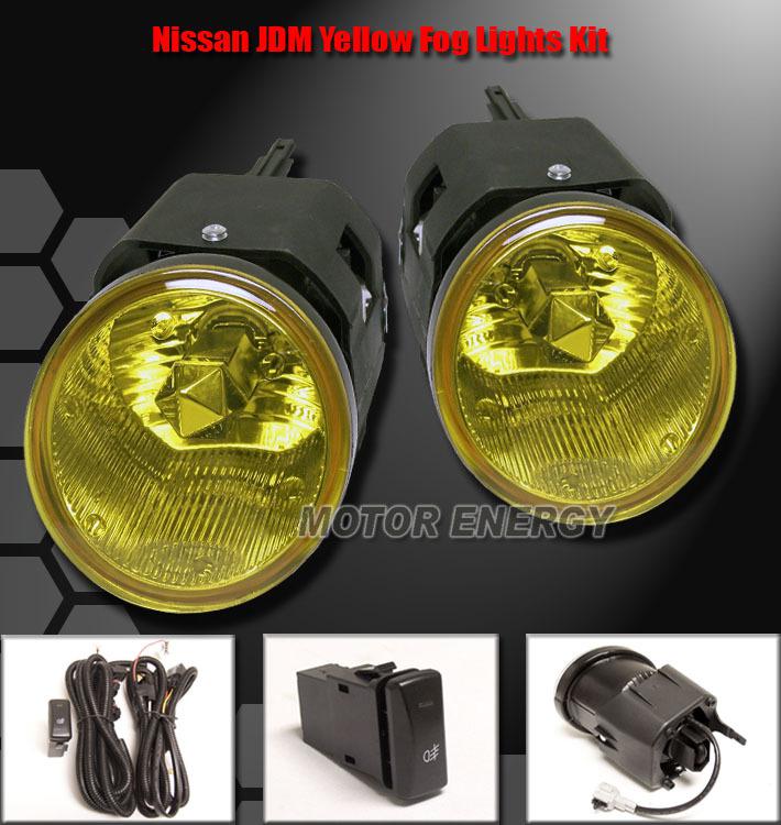 01-04 nissan frontier/00-03 sentra fog light jdm yellow