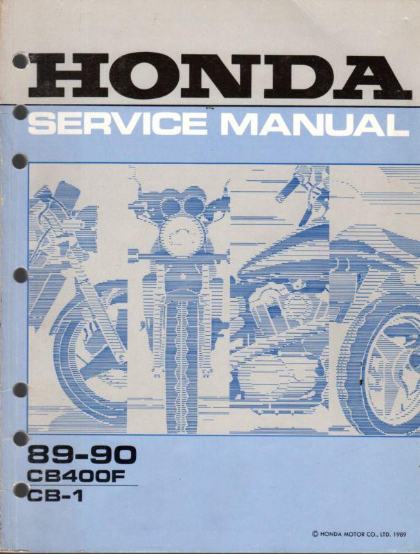 1989 - 1990 honda cb1 service manual