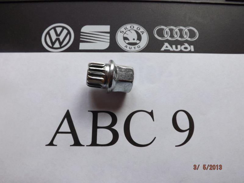 Vw & audi wheel lock key # 9, with twenty one splines