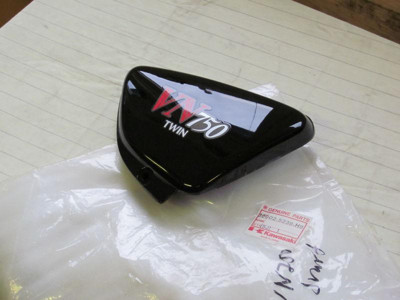 Kawasaki vn750 vulcan twin ebony right side cover rh 36002-5238-h8 nos