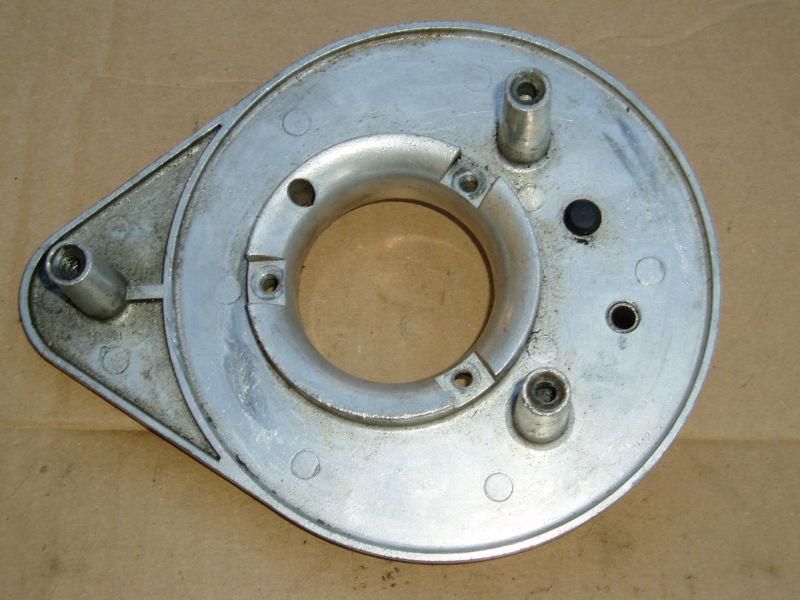 Teardrop style aircleaner backing plate 