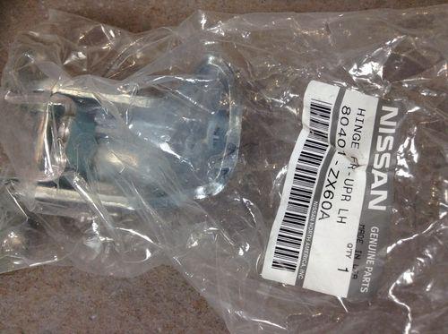 Nissan 80401zx60a genuine oem factory original hinge altima 13 lh left upprer