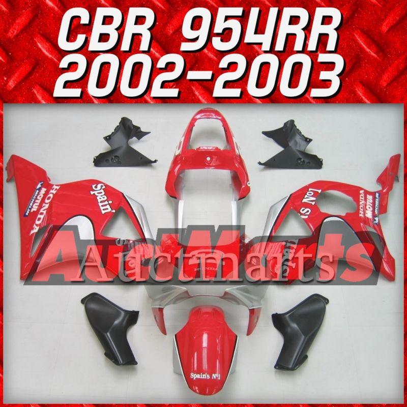 Fit honda 02 03 cbr954rr cbr 954 rr 2003 2004 fairing kit abs plastics c10 f9