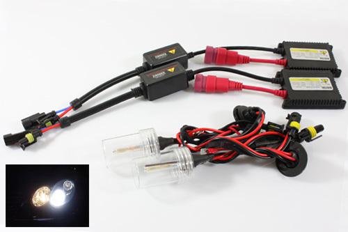 Audi h7 jdm 6000k bright pure white fog lights slim ballasts hid conversion kit