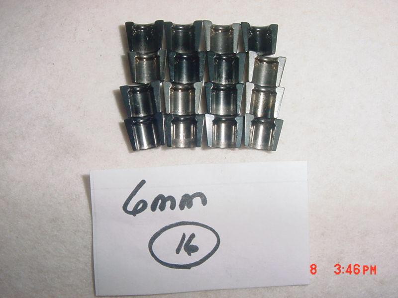 16 del west titanium mini valve top locks 6 mm nascar 