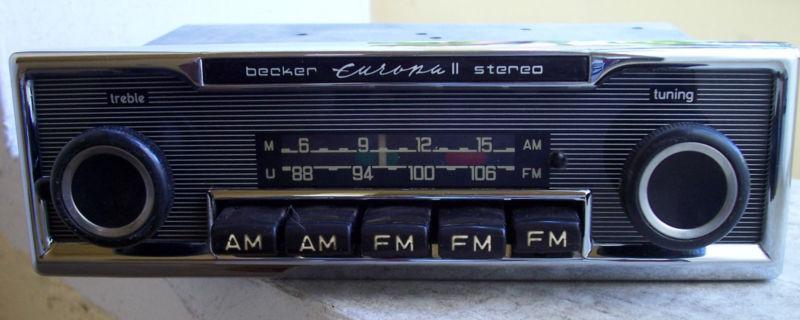 Becker europa ll stereo radio mercedes , ferrari,vintage radio