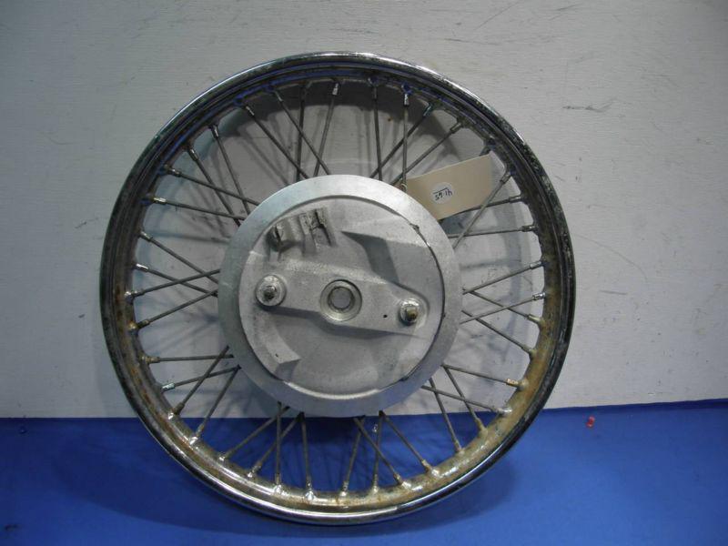 Triumph bsa 8" twin leading front wheel, daytona, b25, b44,  65