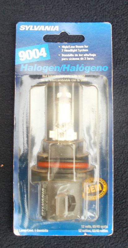 New sylvania halogen high/low beam 9004 - in factory sealed package