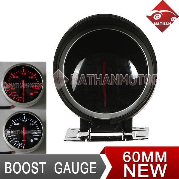  auto vehicle truck autometer 60mm led backlight meter alarm boost gauge new