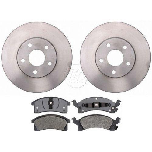 Front disc brake pad & rotor left & right kit set for 96-98 pontiac grand am