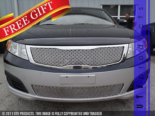 Fits: 2009 2010 kia optima 3d beveled mesh grille replacement kit 2pc 09 10