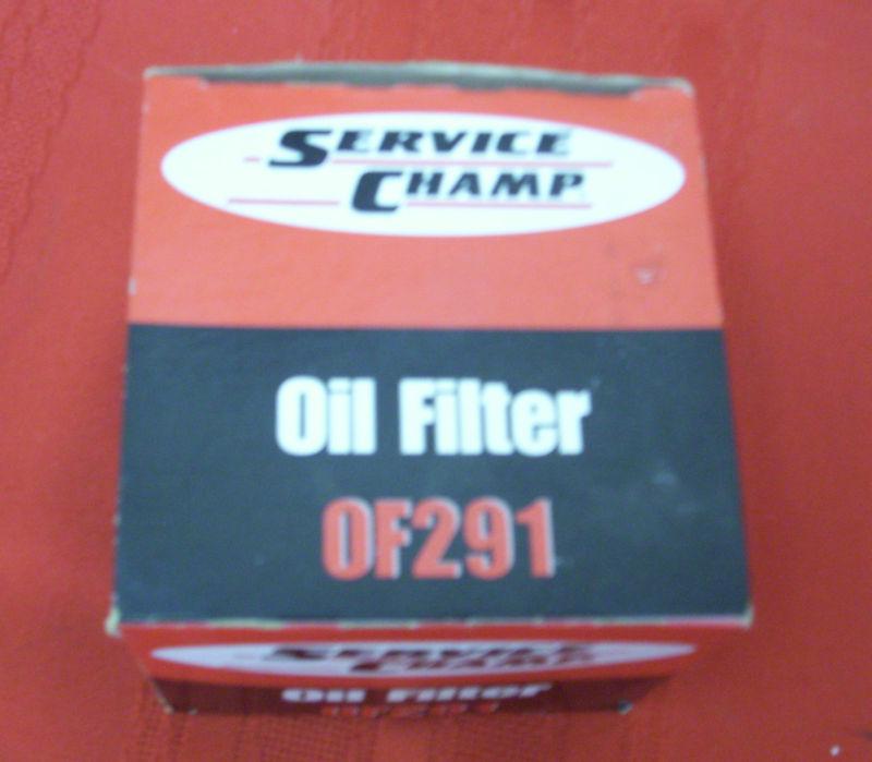 Service champ of291 engine oil filter
