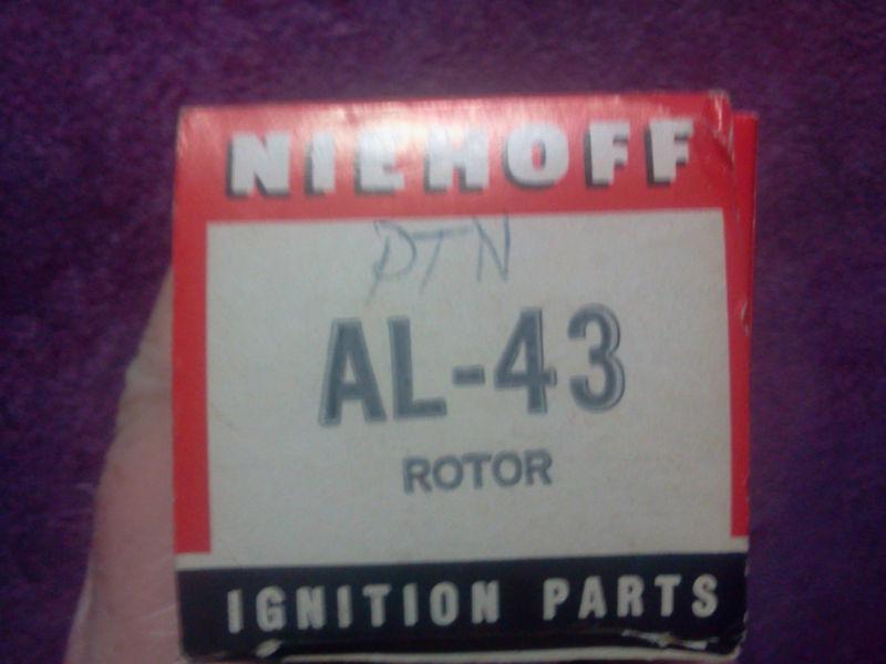 Niehoff al-43 rotor fits chrysler-dodge-ply-amc-desoto-jeep-studebaker v-8's