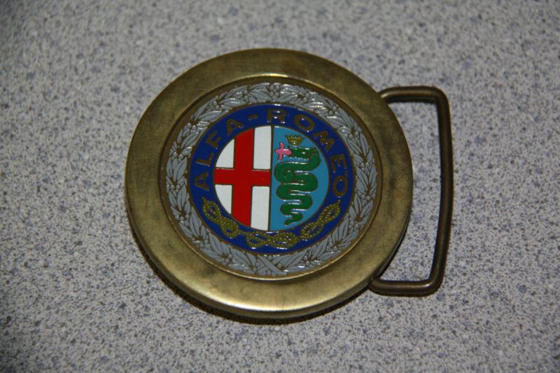 Alfa romeo belt buckle