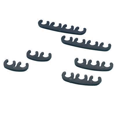 Ignition wire loom/separator plastic black 8/9mm set 6