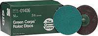 3m company 1407 36g 3" green corp roloc disc