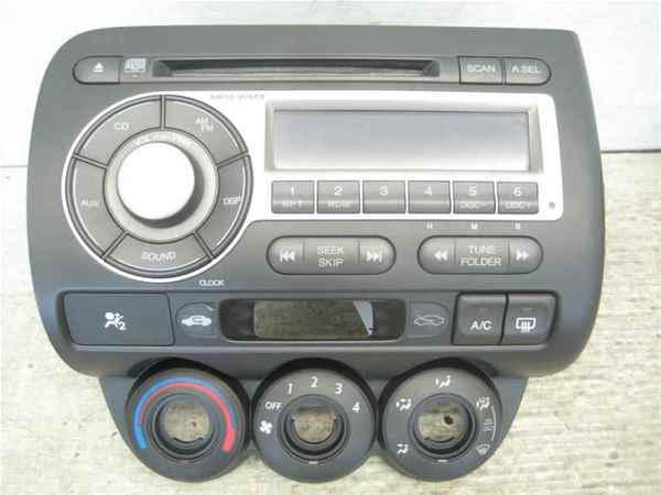 07 08 honda fit cd single mp3 wma player radio oem lkq