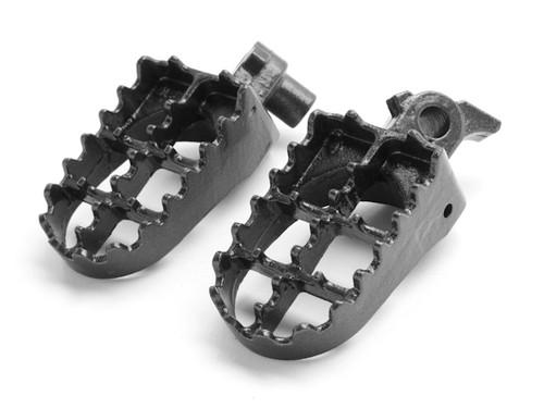 Mx foot pegs motocross dirt bike footrests l & r for 1995-2001 honda cr500r