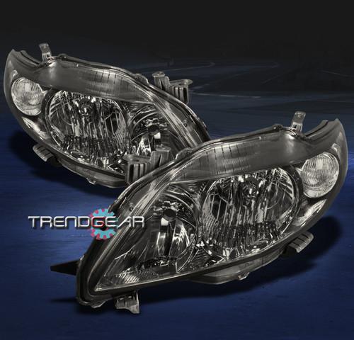 09-10 toyota corolla crystal jdm smoke head lights ce le s xle xrs corner signal